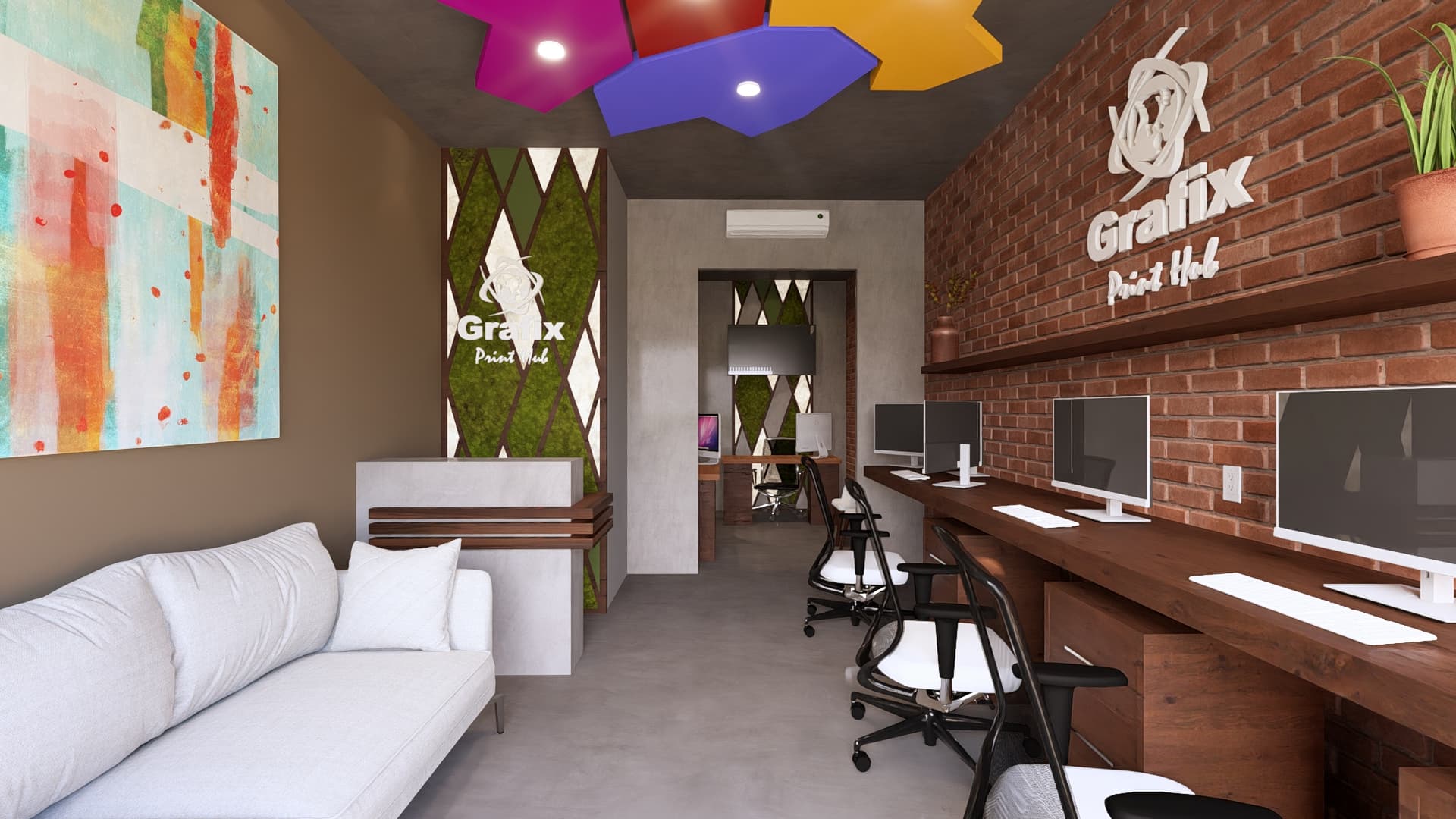Studio Lounge & Art Wall