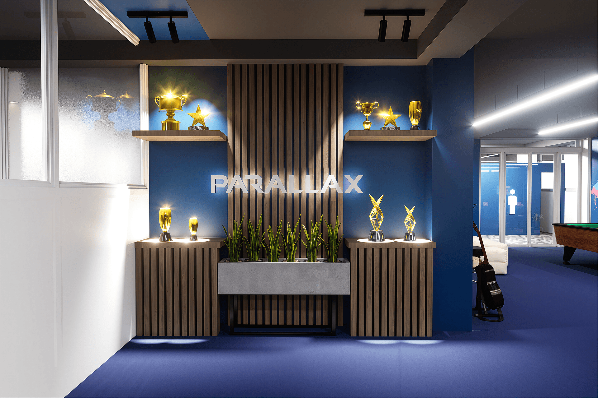 Trophy Display & Front Desk