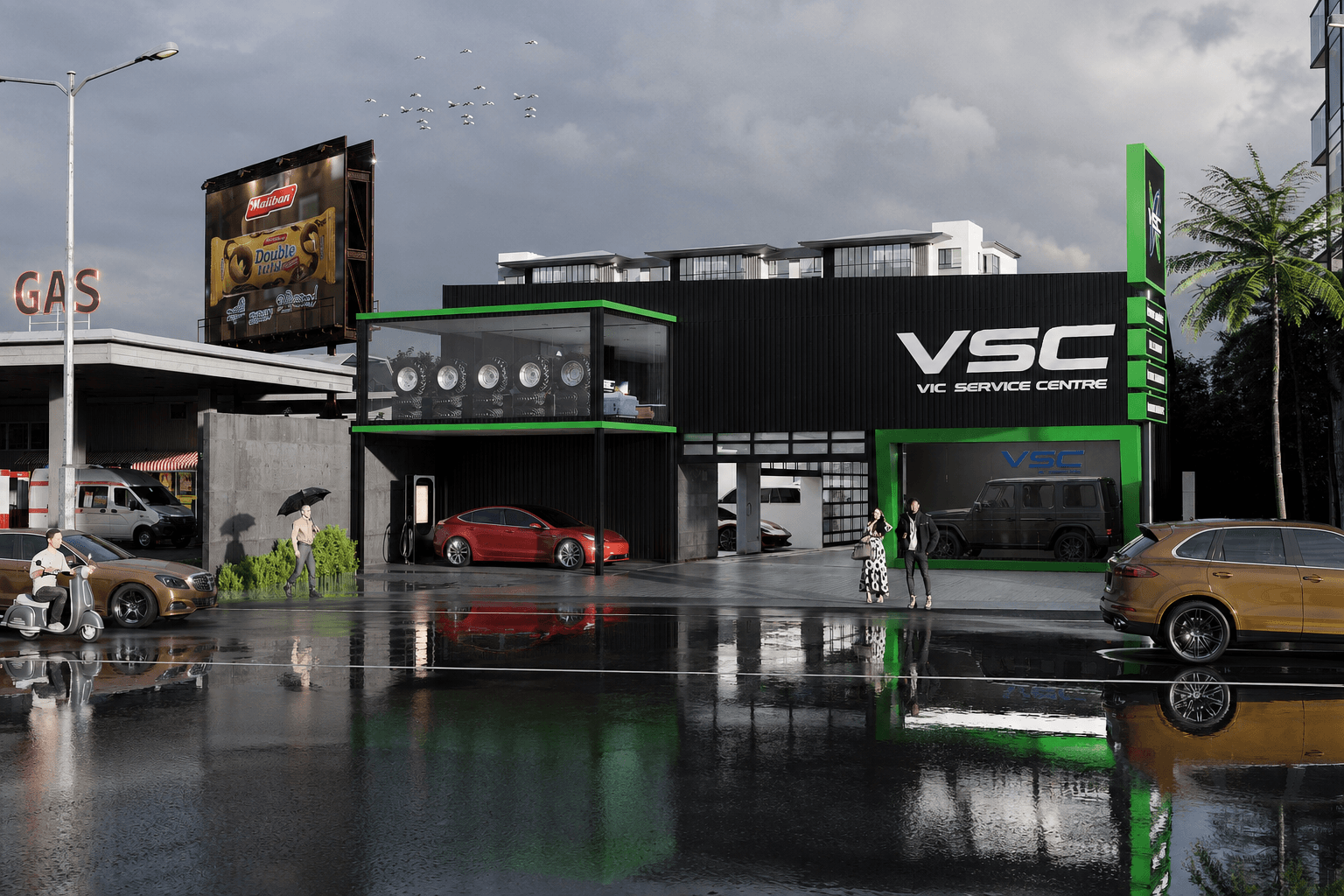 VSC Service Centre — Street Facade