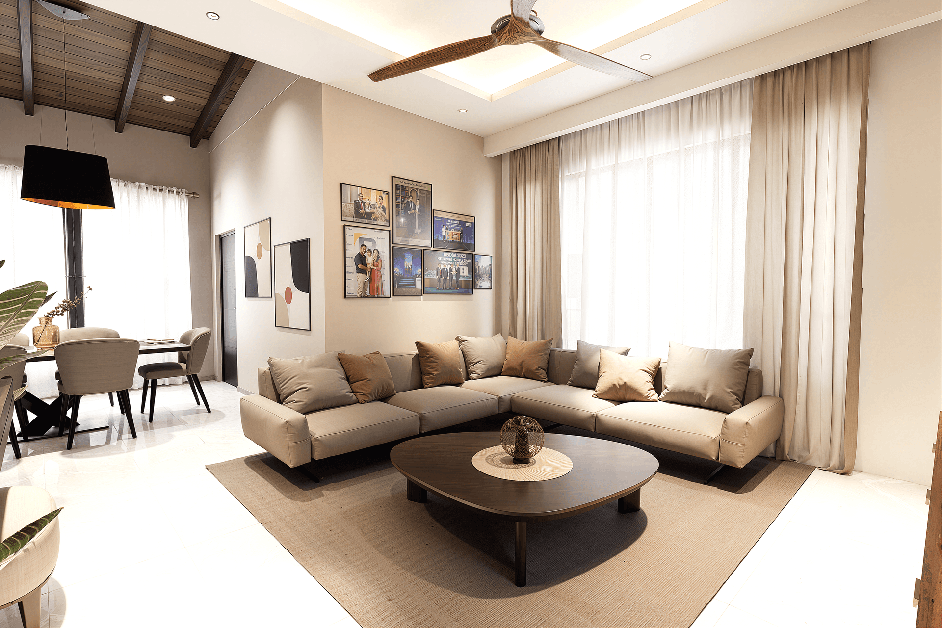 Open-Plan Living & Dining