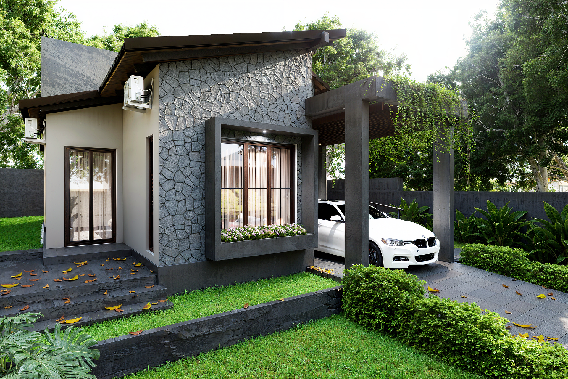 Villa Front Elevation