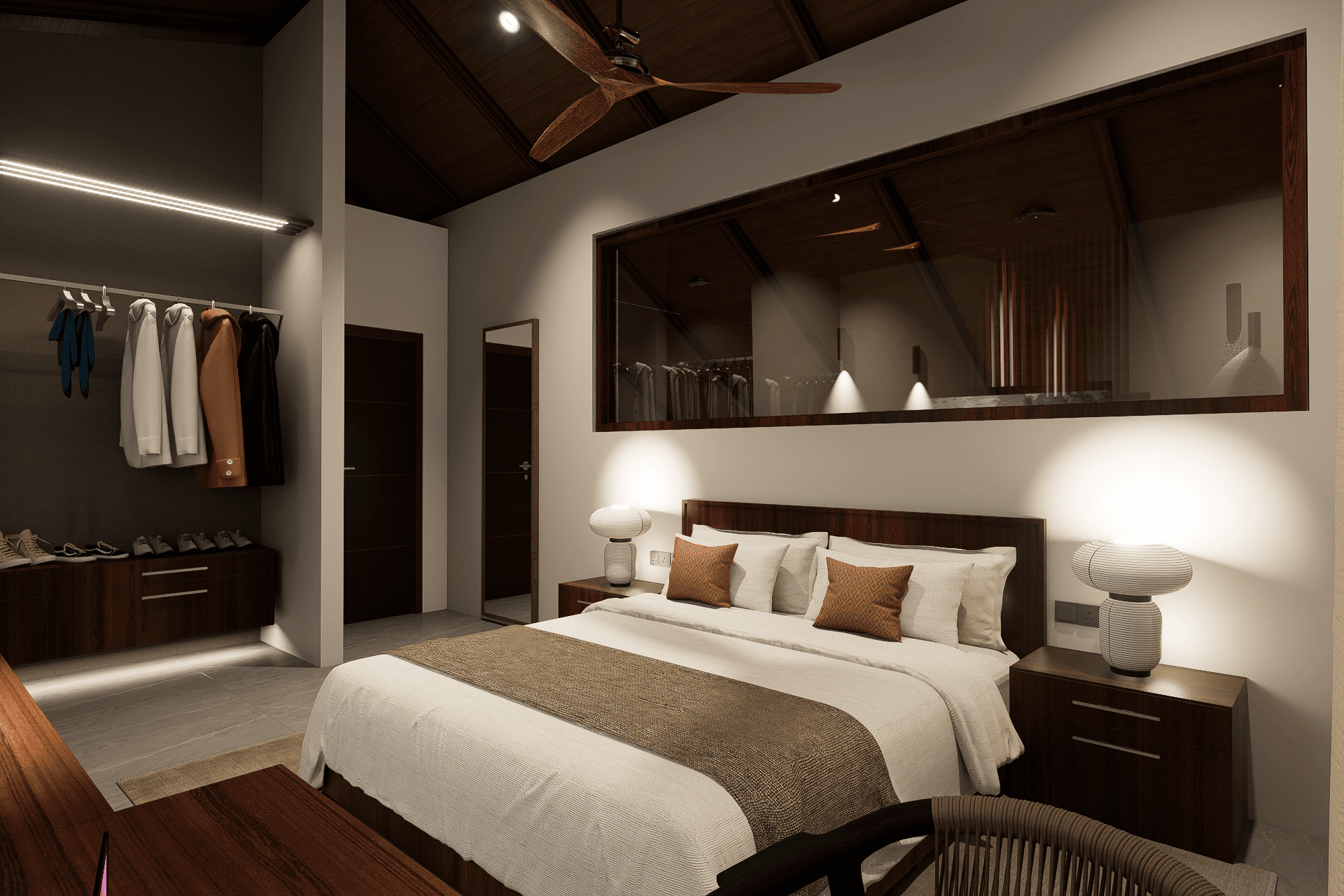Master Bedroom Headboard Wall