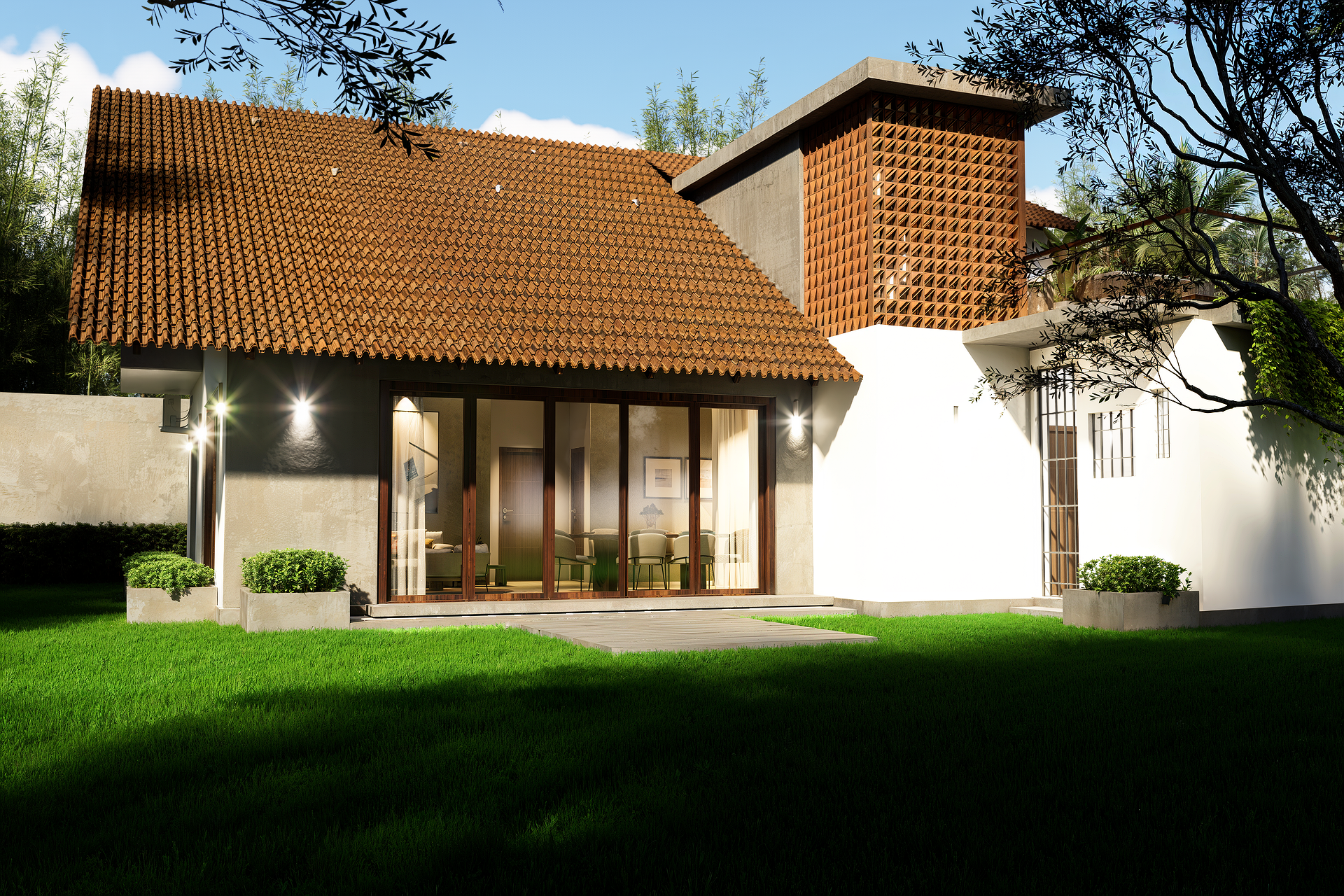Rear Garden Elevation